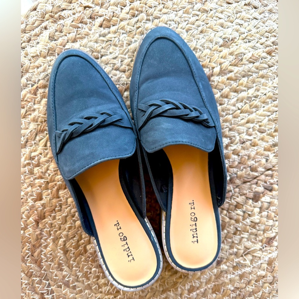 Indigo women’s mules